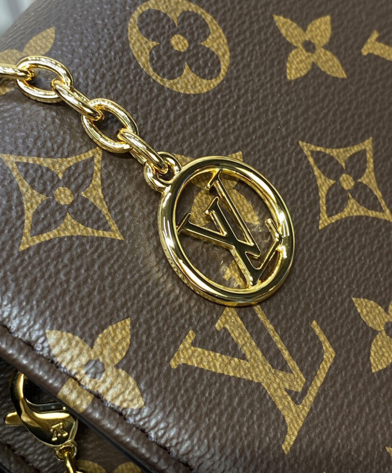 Louis Vuitton Wallet On Chain Lily M82509 Brown